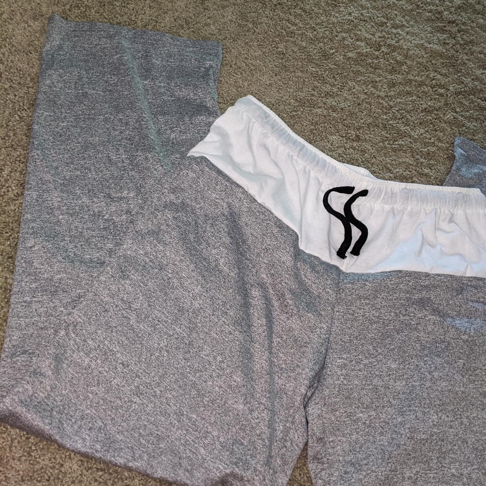 Silky sweat pants, very flowy and comfortable
